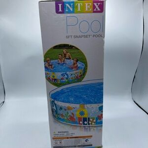 Intex 6 Ft Snapset Swimming Pool 6 Ft x 15 in Ages 3 And Up